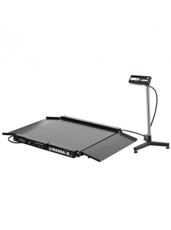 Весы платформенные с пандусами МАССА 4D-LA-4-2000-A (1500x1200мм)